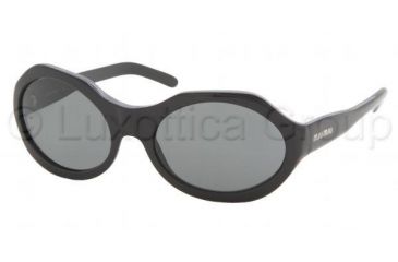 Image of Miu Miu MU13IS SV Prescription Sunglasses - Gloss Black Gray Frame / 55 mm Prescription Lenses, 1AB1A1-5518