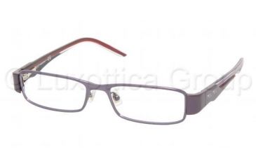 Image of Miu Miu MU 51GV Eyeglasses, Metallic Amethyst Frame w/NonRx 49 mm Diameter Lenses, ZVV1O1 4916