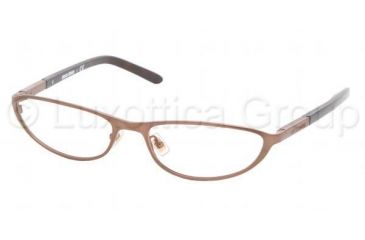 Image of Miu Miu MU 52GV Eyeglasses Styles - Copper Brushed Frame w/Non-Rx 52 mm Diameter Lenses, 1BI1O1-5217