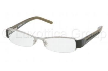 Image of Miu Miu MU56GV Progressive Eyeglasses Gunmetal Frame / 52 mm Prescription Lenses, 5AV1O1-5216