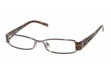 Image of Miu Miu MU60EV SV Prescription Eyeglasses - Gunmetal Demo Lens Frame / 51 mm Prescription Lenses, 5AV1O1-5114