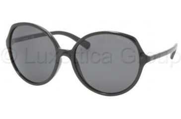 Image of Miu Miu MU13LS Sunglasses 1AB1A1-5917 - Gloss Black Gray