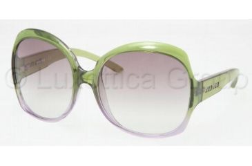Image of Miu Miu MU02IS Sunglasses with No-Line Progressive Rx Prescription Lenses MU02IS-A2O4M1-6116 - Lens Diameter: 61 mm, Frame Color: Green / Lilac