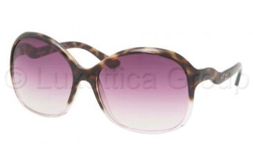 Image of Miu Miu Sunglasses MU06LS NND4V1-5916 - Brown Tortoise On Lilac Frame, Violet Gradient Frame, 59mm Lens Diameter