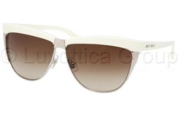 Image of Miu Miu Sunglasses MU11LS 7S31Z1-6111 - Talc Brown Gradient