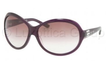 Image of Miu Miu Sunglasses MU18IS ZVJ2I1-6214 - Transparent Violet Frame, Violet Gradient Lenses, 62mm Lens Diameter