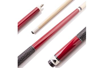 Image of Mizerak 57in Two-Piece Hardwood Cue, Red P1862R