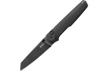 Image of MKM Miura Button Lock Black SW Folding Knife, MKMMIABKB