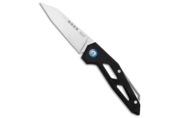 Image of Mkm MKM Edge Slip Joint Knife Black Aluminum 2.9&quot; Satin, Black, Bohler M390, adult, BHQ-121264
