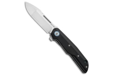 Image of Mkm MKM Terzuola Clap Liner Lock Knife Black G-10 3" Satin LS01-G BK, Black, Bohler M390, adult, BHQ-87982