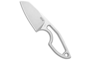 Image of Mkm MKM Voxnaes Mikro 2 Fixed Blade Knife Skeletonized Stainless Steel 2" SW, Gray, Bohler M390, adult, BHQ-117244