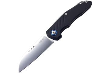 Image of MKM Root Slip Joint Black Folding Knife, 2.75 satin finish Bohler M390 stainless blade, Black anodized aluminum handle, MK RT-A