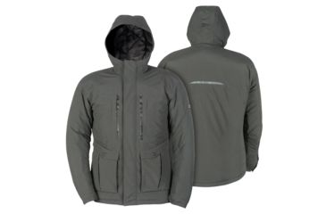 Image of Mobile Warming 12V Heated Pinnacle Waterproof Parka Jacket - Mens, Thyme, Small, MWMJ13270220