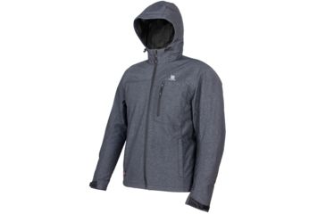 Image of Mobile Warming 7.4V Heated Adventure Waterproof Jacket - Mens, Heather Gray, Small, MWMJ10220220