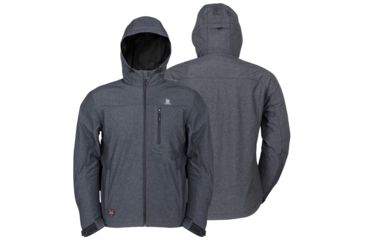 Image of Mobile Warming 7.4V Heated Adventure Waterproof Jacket - Mens, Heather Gray, Small, MWMJ10220220