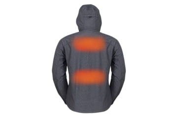 Image of Mobile Warming 7.4V Heated Adventure Waterproof Jacket - Mens, Heather Gray, Small, MWMJ10220220