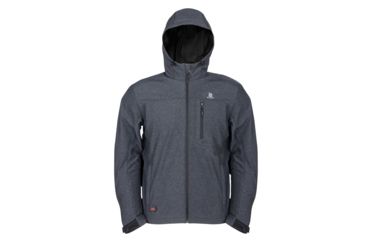 Image of Mobile Warming 7.4V Heated Adventure Waterproof Jacket - Mens, Heather Gray, Small, MWMJ10220220