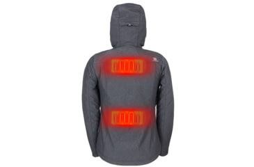 Image of Mobile Warming 7.4V Heated Adventure Waterproof Jacket - Womens, Heather Gray, Extra Small, MWWJ10220120