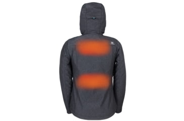 Image of Mobile Warming 7.4V Heated Adventure Waterproof Jacket - Womens, Heather Gray, Extra Small, MWWJ10220120