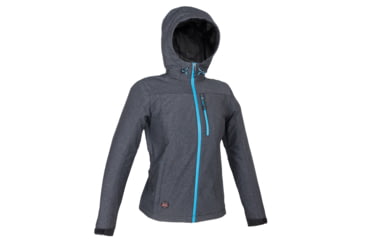 Image of Mobile Warming 7.4V Heated Adventure Waterproof Jacket - Womens, Heather Gray, Extra Small, MWWJ10220120