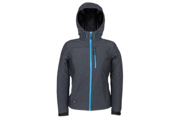 Image of Mobile Warming 7.4V Heated Adventure Waterproof Jacket - Womens, Heather Gray, Extra Small, MWWJ10220120