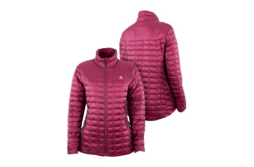 Image of Mobile Warming 7.4V Heated Back Country Jacket - Womens, Burgundy, Medium, MWWJ04310320