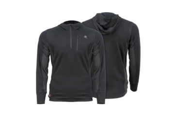 Image of Mobile Warming 7.4V Heated Merino Baselayer Shirt - Mens, Black, Large, MWMT14010421