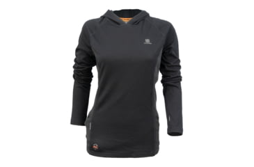 Image of Mobile Warming 7.4V Heated Merino Baselayer Shirt - Womens, Black, Medium, MWWT14010321