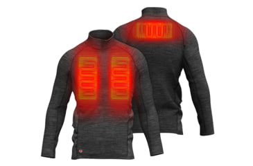 Image of Mobile Warming 7.4V Heated Primer Plus Baselayer Shirt - Mens, Gray, 2XL, MWMT12010620