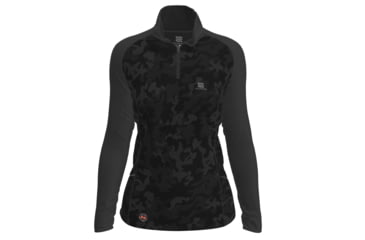 Image of Mobile Warming 7.4V Heated Proton Baselayer Shirt - Womens, Black Camo, Medium, MWWT15010321