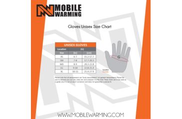 Image of Mobile Warming Barra Leather Heated Glove, Black, 2XL, MWG19M06-01-06