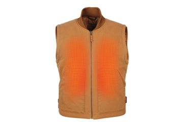 Image of Mobile Warming Foreman Vest - Mens, Tan, Extra Large, MWJ19M17-16-05