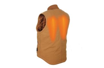 Image of Mobile Warming Foreman Vest - Mens, Tan, Extra Large, MWJ19M17-16-05