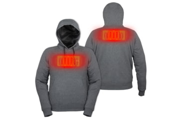 Image of Mobile Warming Phase Heated 7.4 Hoodie Sweatshirt - Womens, Gray, Extra Small, MWJ19M08-22-03