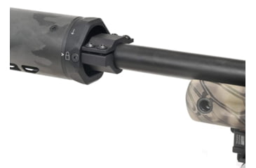 Image of MODTAC Precision Rifle Suppressor Shield, .750in Barrel Diameter, Natural/Clear Coat Carbon Fiber, 6.0in, 18B-018-750-6-N