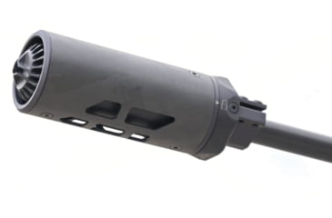 Image of MODTAC Precision Rifle Suppressor Shield, .750in Barrel Diameter, Natural/Clear Coat Carbon Fiber, 6.0in, 18B-018-750-6-N