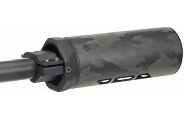 Image of MODTAC Precision Rifle Suppressor Shield, .900in Barrel Diameter, Natural/Clear Coat Carbon Fiber, 9.5in, 18B-018-900-95-N
