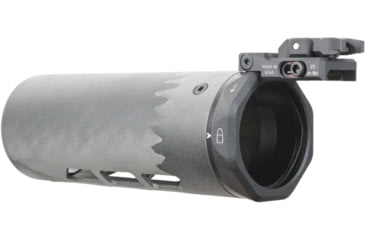 Image of MODTAC U-RAC XL Suppressor Shield, Natural/Clear Coat Carbon Fiber, 6.0in, 18B-017-AR15-6-N