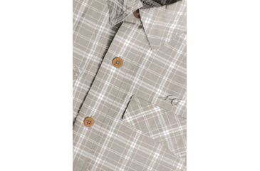 Image of Mojo Sportswear Company Coastal Plaid Shirt Short Sleeve - Mens, Dune, 4XL, Dune - XXXXL - CPLS SS