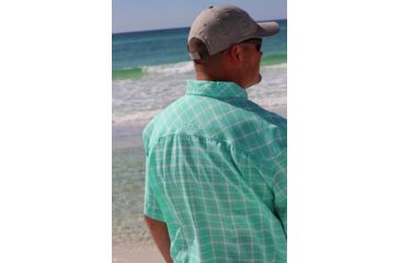 Image of Mojo Sportswear Company Coastal Plaid Shirt Short Sleeve - Mens, Skiff Green, 4XL, SKGGR - XXXXL - CPLS SS