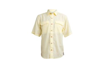 Image of Mojo Sportswear Company Coastal Plaid Shirt Short Sleeve - Mens, Yellowtail, 4XL, YLWTL - XXXXL - CPLS SS