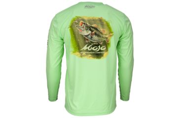 Image of Mojo Sportswear Company Gulp, Slurp, Swallow Bass Scene Wireman X Short Sleeve T-Shirt - Men's, Sea Oat, Medium, Sea Oat - XL - GSSBS WRMN X