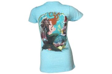 Image of Mojo Sportswear Company Mermaid V-Neck Shirt - Womens, Sea Glass, Extra Large, Sea Glass - XL - MVNT