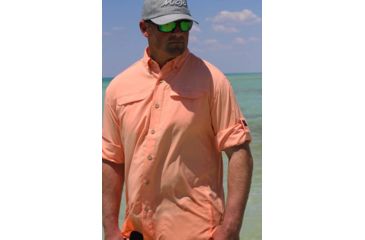 Image of Mojo Sportswear Company Mr. Big Performance Vented Shirt Long Sleeve - Mens, Sailor Sunset, 4XL, SLSNST - XXXXL - MBPRFVS