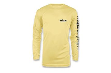 Image of Mojo Sportswear Company Wireman X Redfish/Trout TX Flag - Mens, Yellowtail, Medium, YLWTL - M - MJWRMNXRTTXF
