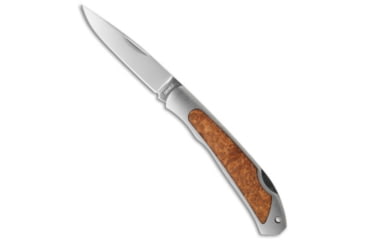Image of Moki Moki Knives Ezo Red Fox Lockback Knife 2.5" Satin MK610J, Wood, AUS-8, adult, BHQ-30842