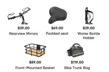 Image of Mokwheel Bikes Us Basic Accessory PackFor Commuter, M000PJ005BGP