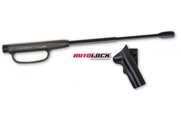 Image of Monadnock 9755 RH Autolock Defender Baton Kit w/ 22in Baton and Holder, Black Chrome, Defender Guard and Power Safety Tip 1155840