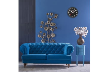 Image of Mondaine Offical Swiss Railway Wall Clock, Black, 25cm, A990.CLOCK.64SBB