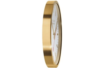 Image of Mondaine Wall Kitchen Clock, Golden, 40cm, A995.CLOCK.17SBG